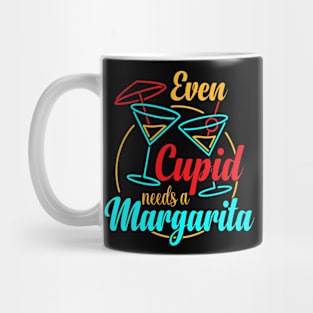 Even Cupid Need A Margarita Funny Valentines Day Mug